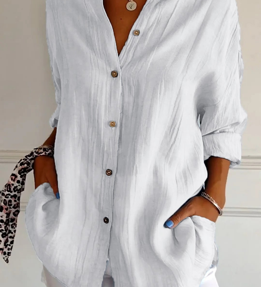 Bea - Relaxed Fit Button-Up Shirt