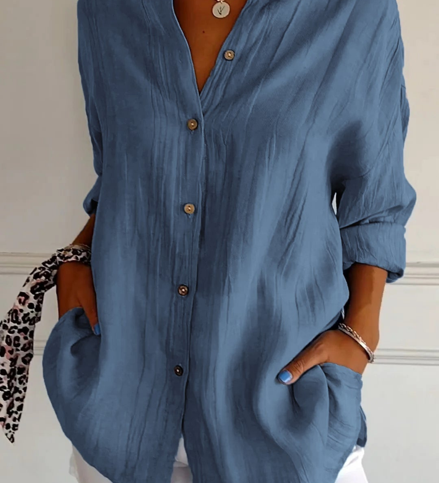 Bea - Relaxed Fit Button-Up Shirt