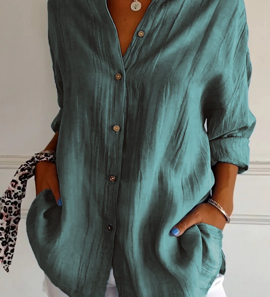 Bea - Relaxed Fit Button-Up Shirt