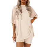 HALSEY™ – Cozy Solid Lounge Two-Piece Ensemble