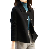 DOROTHEA™ – Elegant Double-Faced Wool Peacoat