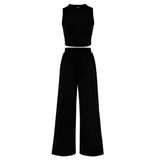 NELLA™ – Sleeveless Ribbed Knit Lounge Ensemble