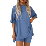 HALSEY™ – Cozy Solid Lounge Two-Piece Ensemble