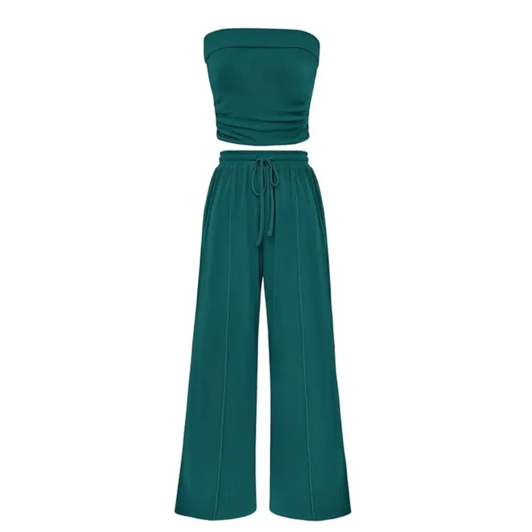SOLVEIG™ – Cozy Ribbed Knit Crop Ensemble