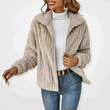 GENEVIEVE™ - Chic Sherpa Jacket