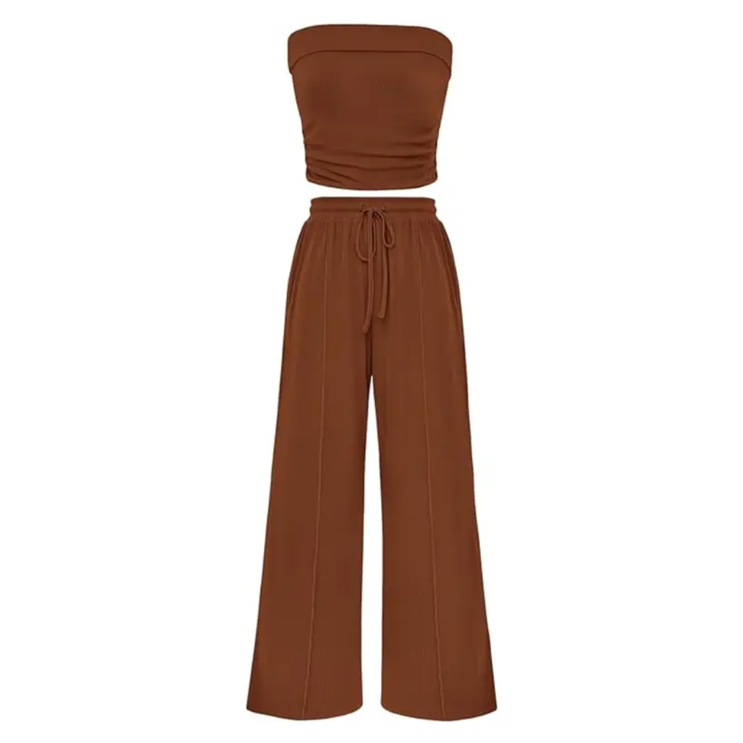 SOLVEIG™ – Cozy Ribbed Knit Crop Ensemble