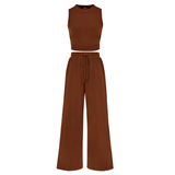 NELLA™ – Sleeveless Ribbed Knit Lounge Ensemble