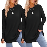 Zarita - Comfortable Long Sleeve Tunic Top