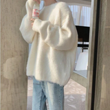 IMOGEN™ - Timeless Drop Shoulder Long Sleeve Knit Sweater
