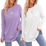 Zarita - Comfortable Long Sleeve Tunic Top