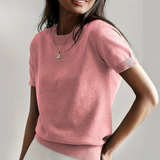 Vianca - Relaxed Fit Short Sleeve Crew Neck Tee