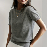 Vianca - Relaxed Fit Short Sleeve Crew Neck Tee