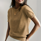 Vianca - Relaxed Fit Short Sleeve Crew Neck Tee