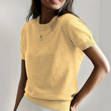 Vianca - Relaxed Fit Short Sleeve Crew Neck Tee