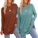 Zarita - Comfortable Long Sleeve Tunic Top