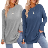 Zarita - Comfortable Long Sleeve Tunic Top
