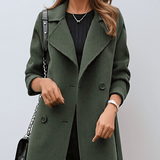CELINA™ - Elegant Long Trench Coat