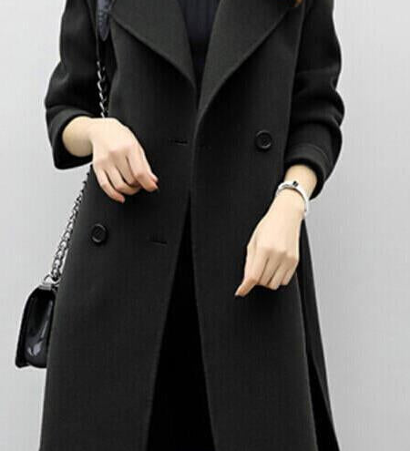 CELINA™ - Elegant Long Trench Coat