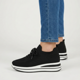 Bonnie – Cozy Platform Walking Sneakers
