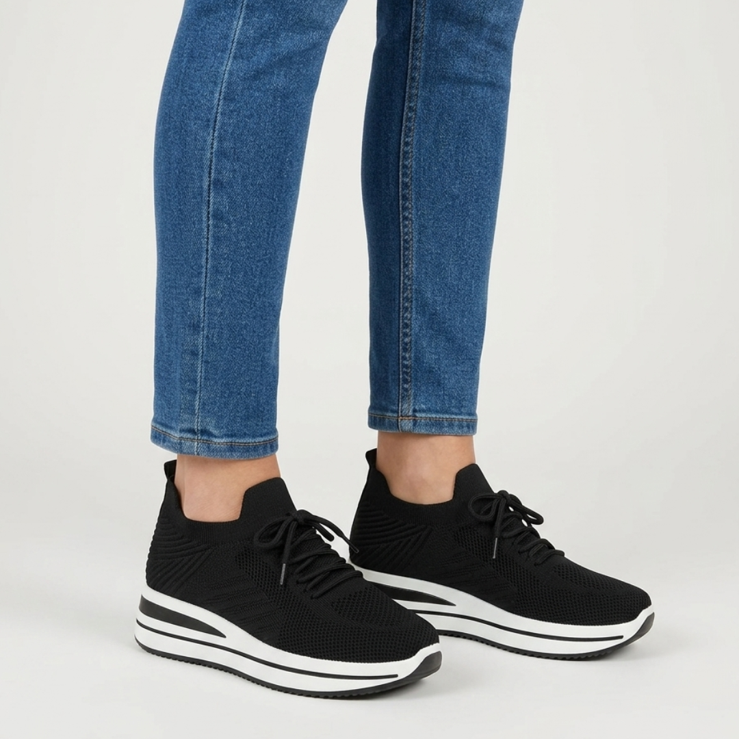 Bonnie – Cozy Platform Walking Sneakers