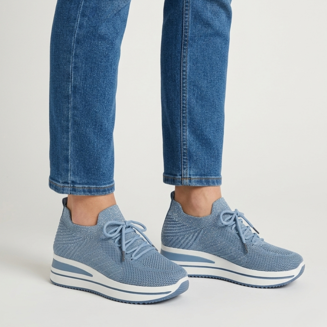 Bonnie – Cozy Platform Walking Sneakers