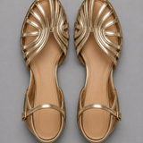 Hyams - Luxe Golden Jewel Sandals