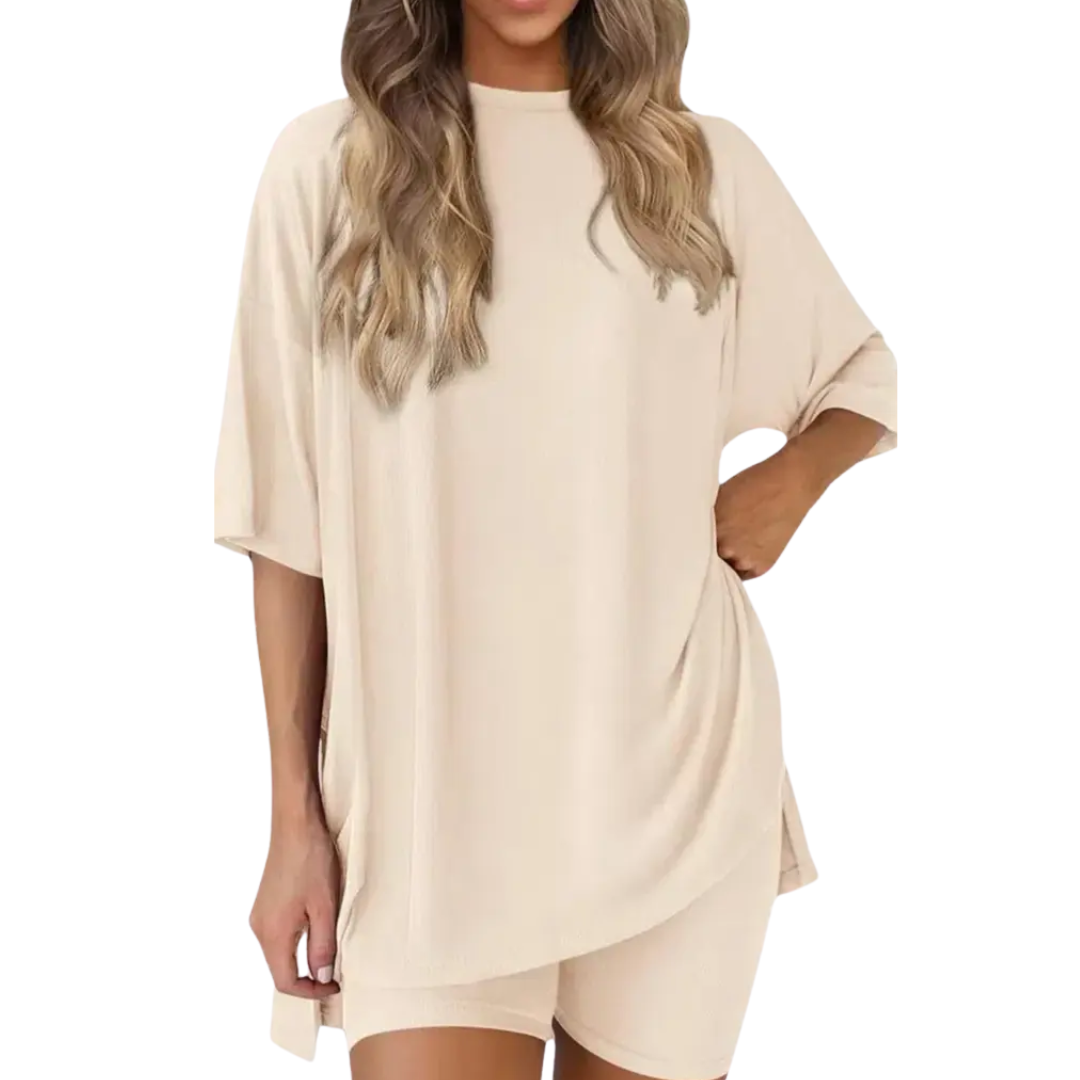 LENNIE™ – Cozy Solid Lounge Shorts Set