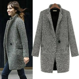 AMARA™ | Elegant Long Wool Coat