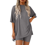 HALSEY™ – Cozy Solid Lounge Two-Piece Ensemble