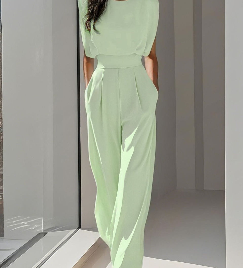 PAQUITA™ - Chic Sleeveless Summer Jumpsuit