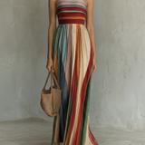 Flora - Colorful Sleeveless Maxi Dress