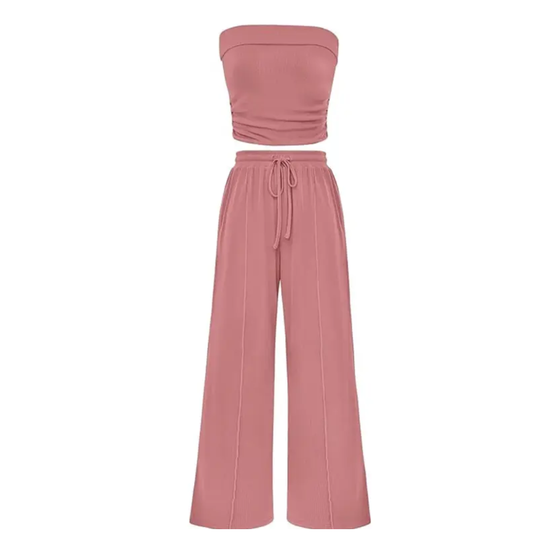 SOLVEIG™ – Cozy Ribbed Knit Crop Ensemble