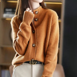 ELARA™ | Premium Button-Up Sweater