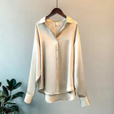 Florence - Luxurious Long-Sleeve Silk Blouse