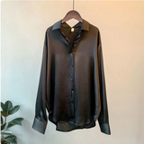 Florence - Luxurious Long-Sleeve Silk Blouse