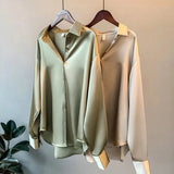 Florence - Luxurious Long-Sleeve Silk Blouse