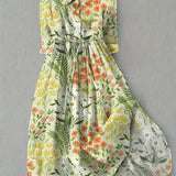 Women's Floral Dresses - Seamless Style and All-Day Comfort
