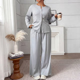 FREDA™ - Chic Plus-Size Knit Two-Piece Ensemble