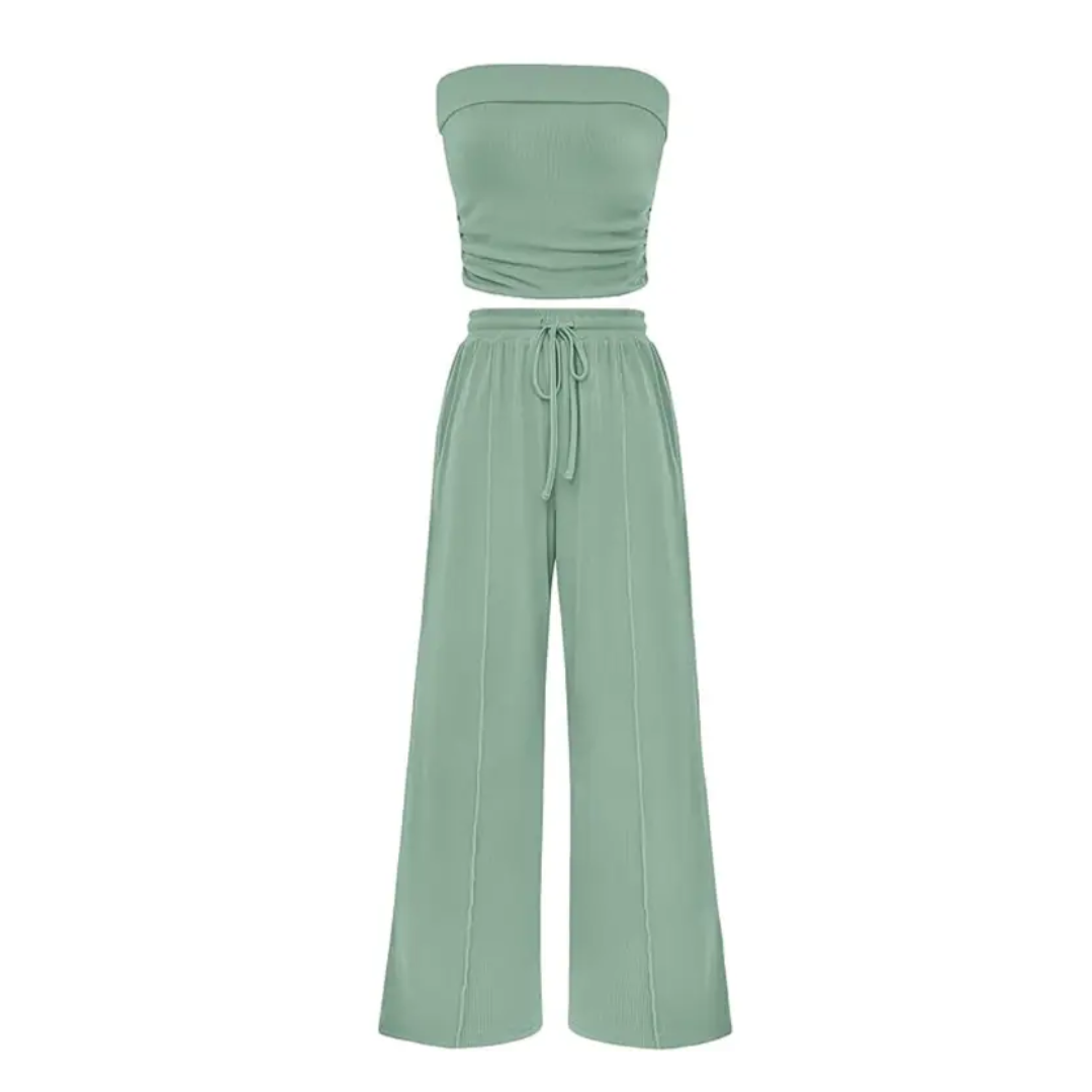 SOLVEIG™ – Cozy Ribbed Knit Crop Ensemble