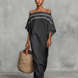 Paloma - Elegant Linen Maxi Dress