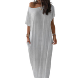 JOSIE™ – Cozy Batwing Sleeve Lounge Dress