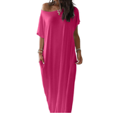 JOSIE™ – Cozy Batwing Sleeve Lounge Dress