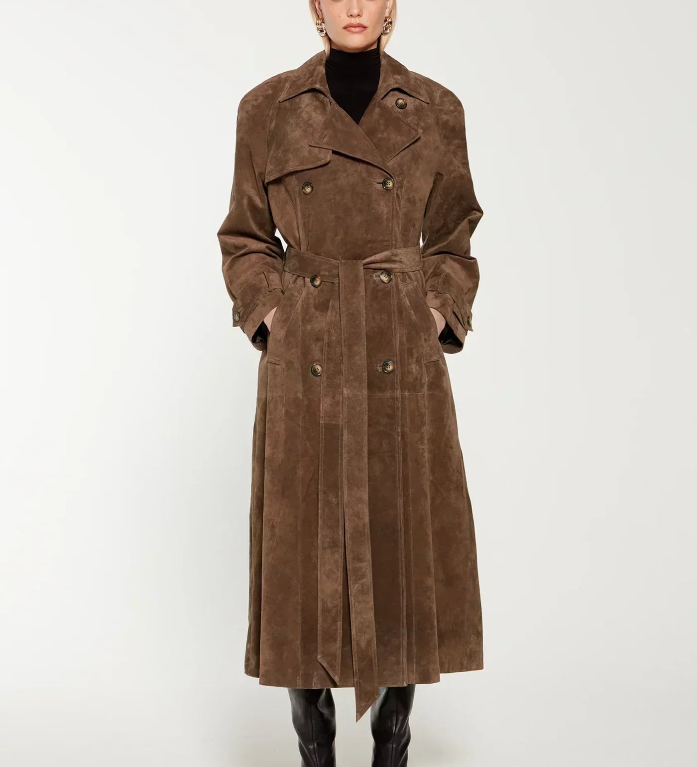 CHANTAL™ - Timeless Belted Trench Coat