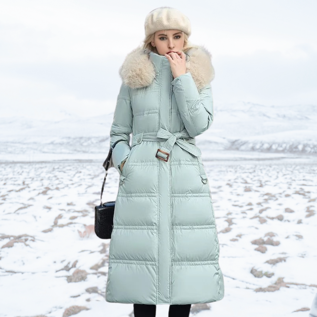 LUCIA™ | Luxury Winter Parka with Fur-Trimmed Hood