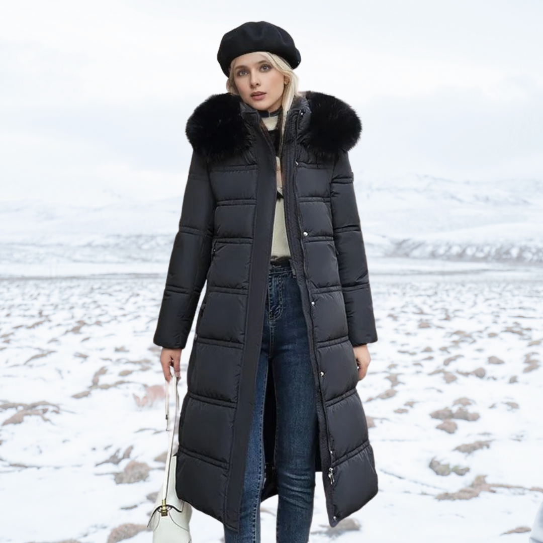 LUCIA™ | Luxury Winter Parka with Fur-Trimmed Hood