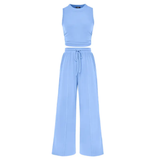 NELLA™ – Sleeveless Ribbed Knit Lounge Ensemble