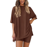 HALSEY™ – Cozy Solid Lounge Two-Piece Ensemble