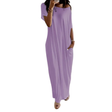 COZETTE™ – Cozy Batwing Sleeve Lounge Dress