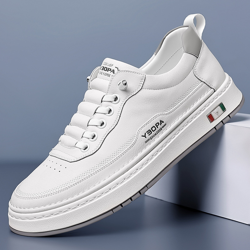 Cormac – High-Quality Leather Urban Sneakers with Comfort Cushioned Sole