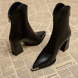 NOX™ - Chelsea Boots with Chrome Tip